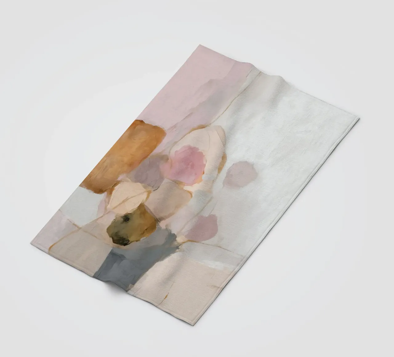 Romantische structuur Chic fleecedeken van Carinaprint