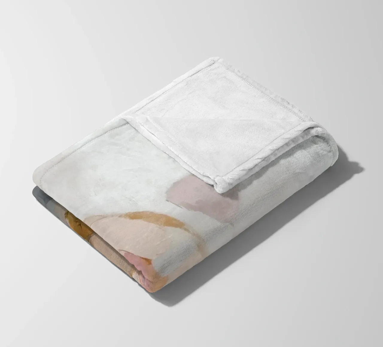 Romantische structuur Chic fleecedeken van Carinaprint