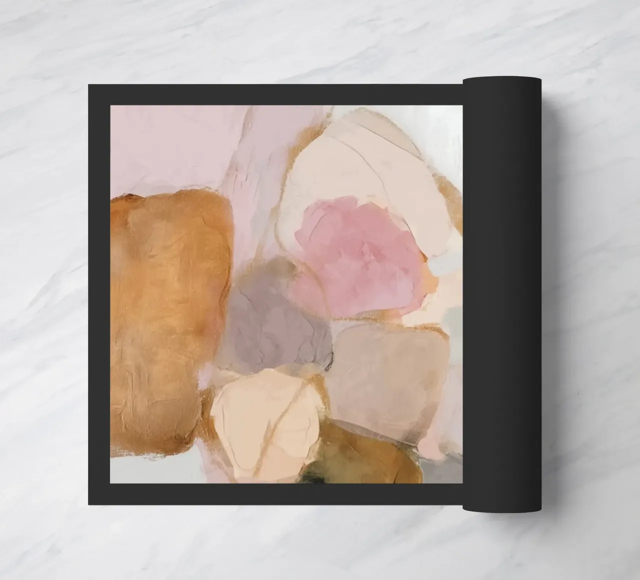 Romantic Structure Chic doormat by Carinaprint