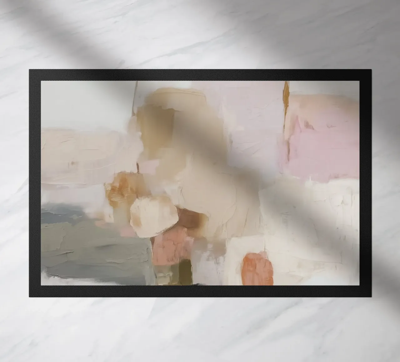 Romantic colour fields doormat by Carinaprint