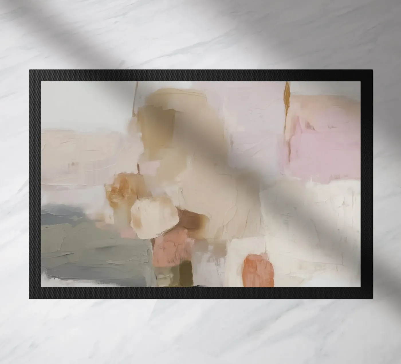 Romantic colour fields doormat by Carinaprint