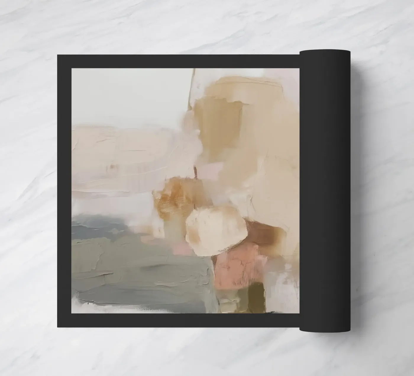 Romantic colour fields doormat by Carinaprint