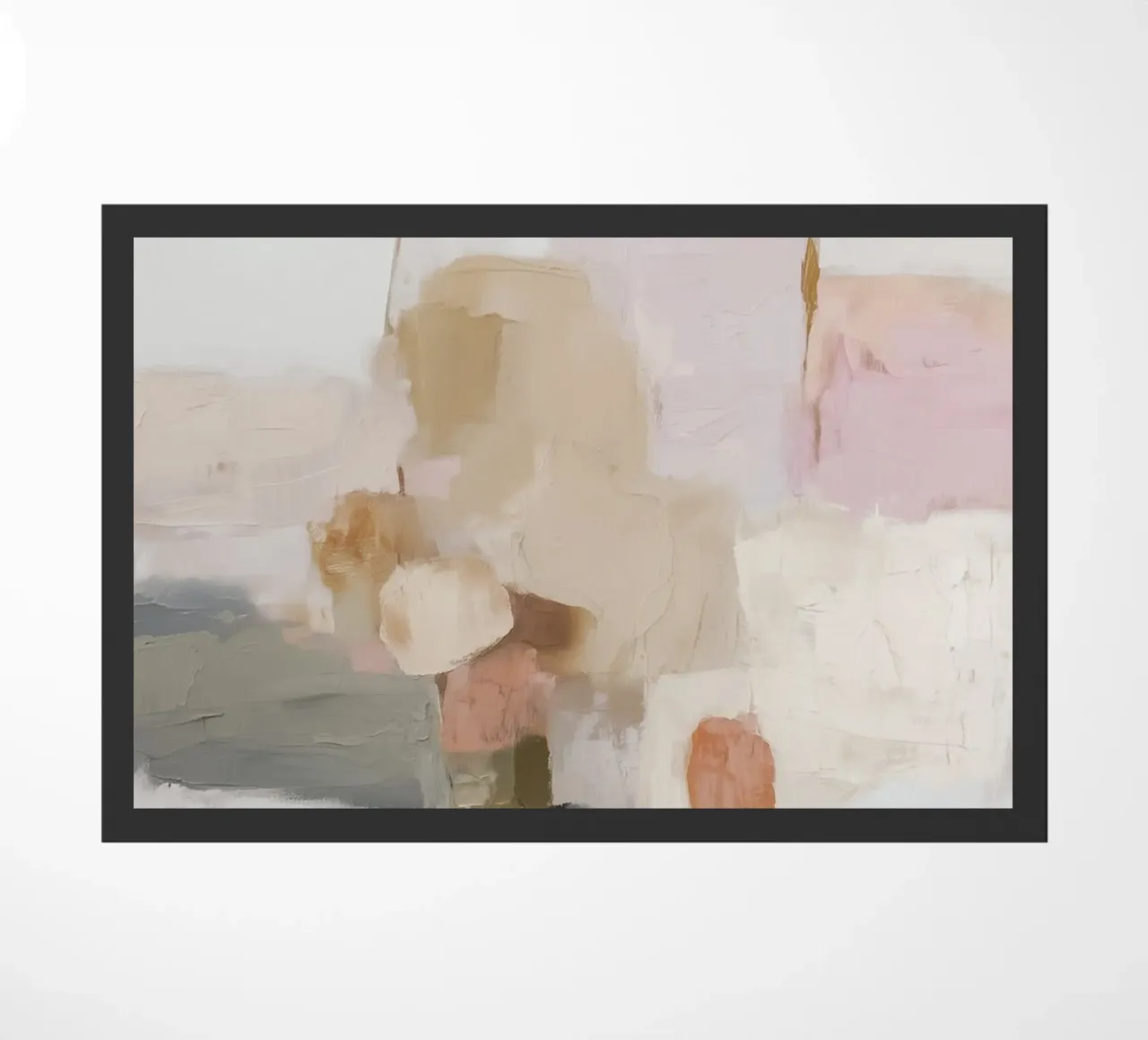 Romantic colour fields doormat by Carinaprint