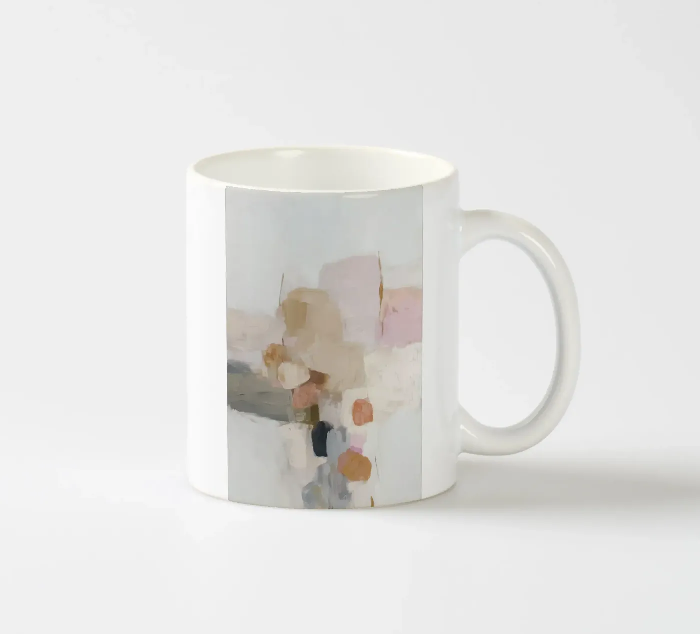 Romantic colour fields ceramic mug by Carinaprint