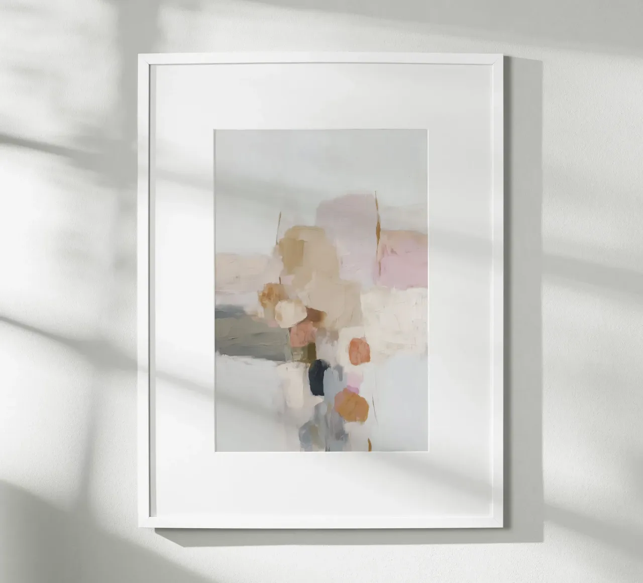 Romantic colour fields poster by Carinaprint