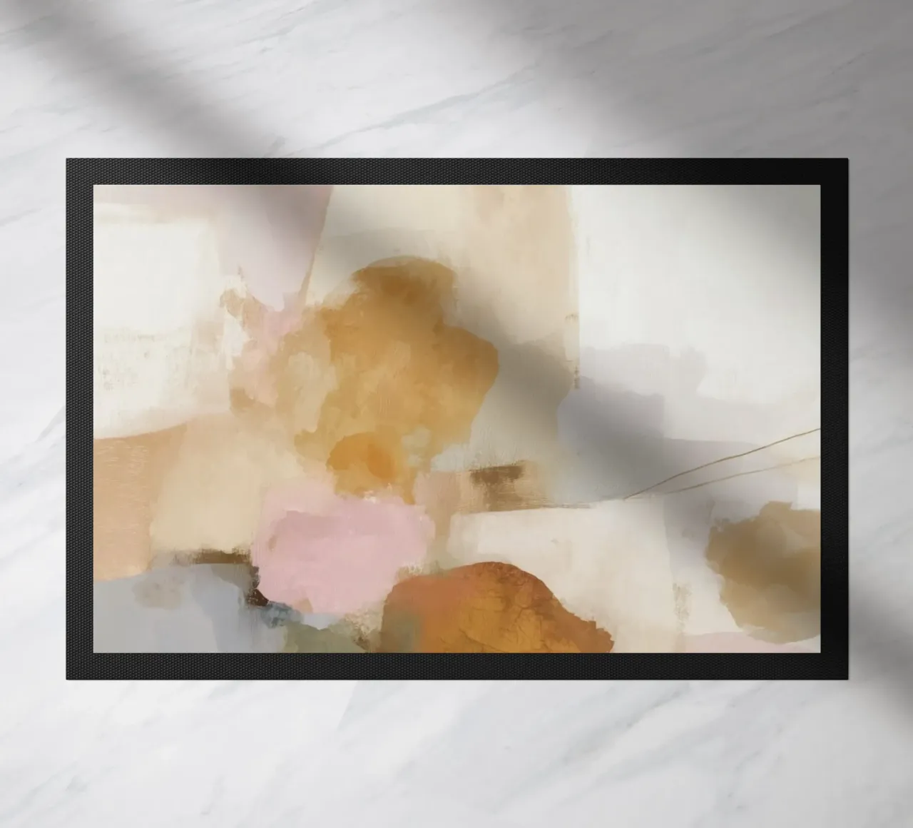 Romantic tranquillity forms doormat by Carinaprint