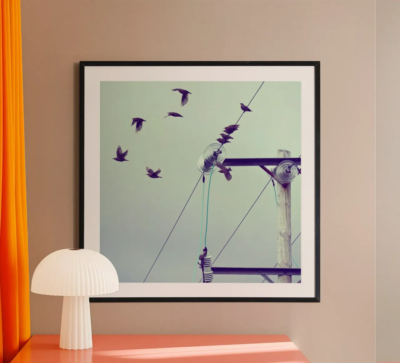 GruppenZwang - Irland Poster mit Aluminium Rahmen von stine wiemann