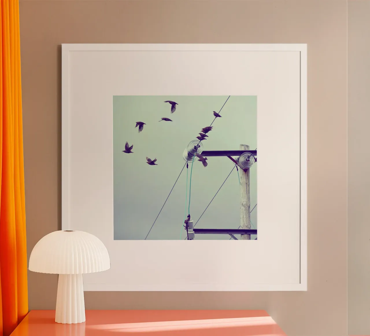 GruppenZwang - Irland Poster mit Aluminium Rahmen von stine wiemann