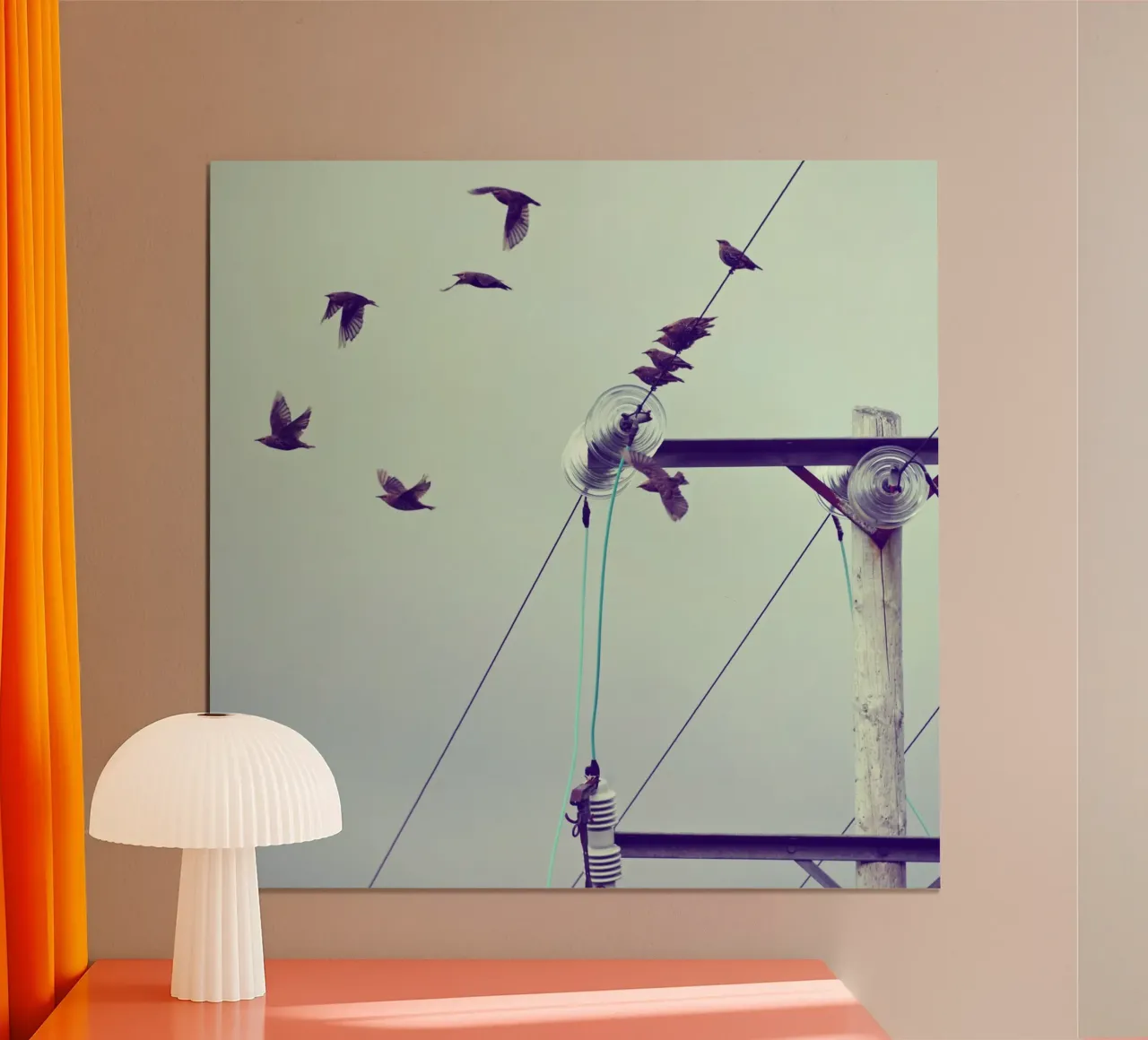 GruppenZwang - Irland Poster mit Aluminium Rahmen von stine wiemann