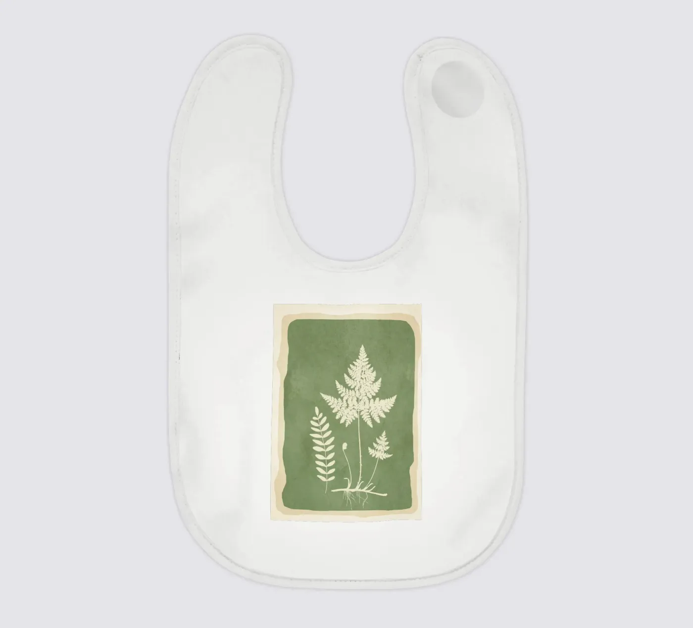 Leaf Design 1 baby bib by Nadjaa