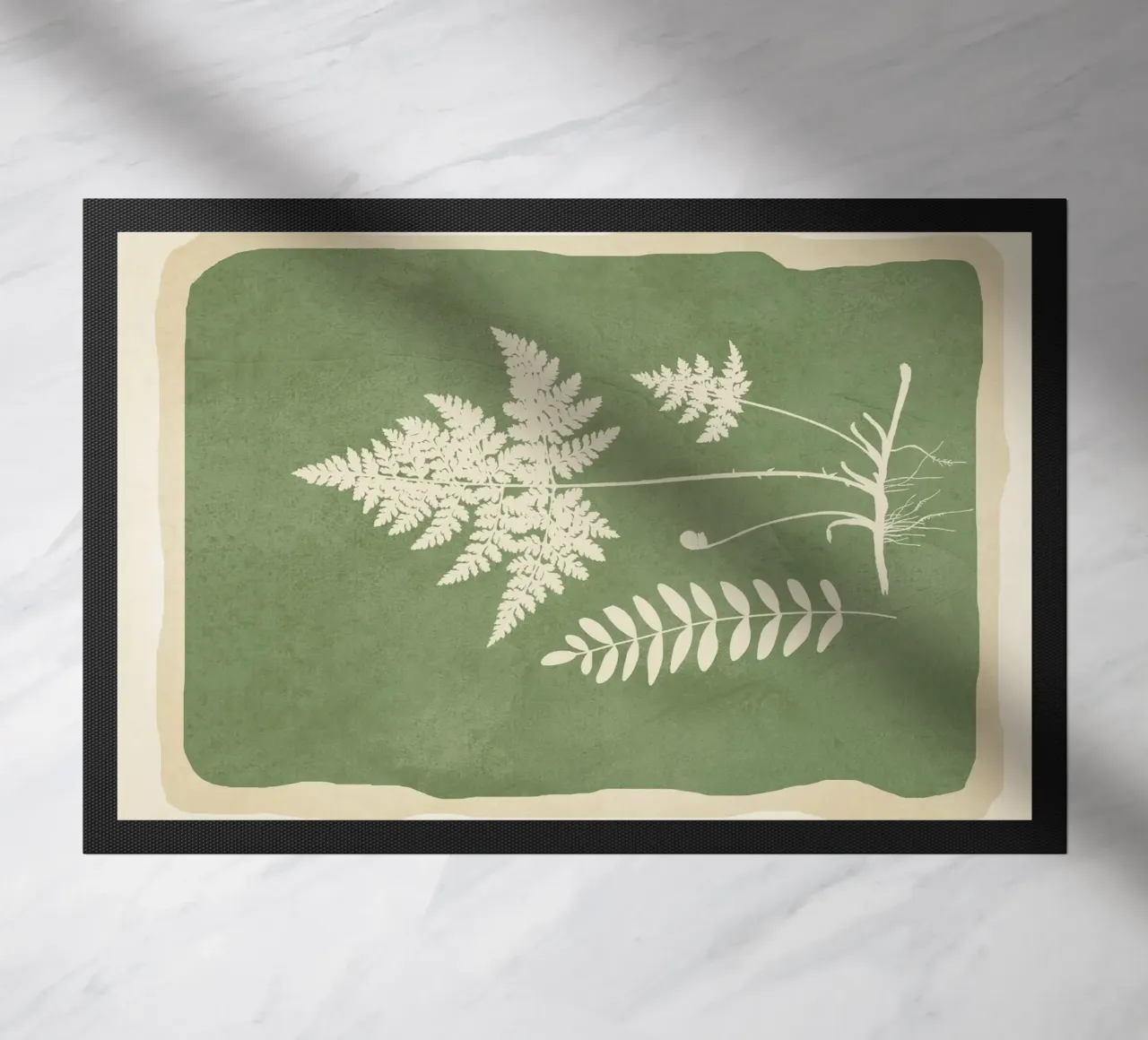 Leaf Design 1 Fußmatte von Nadjaa