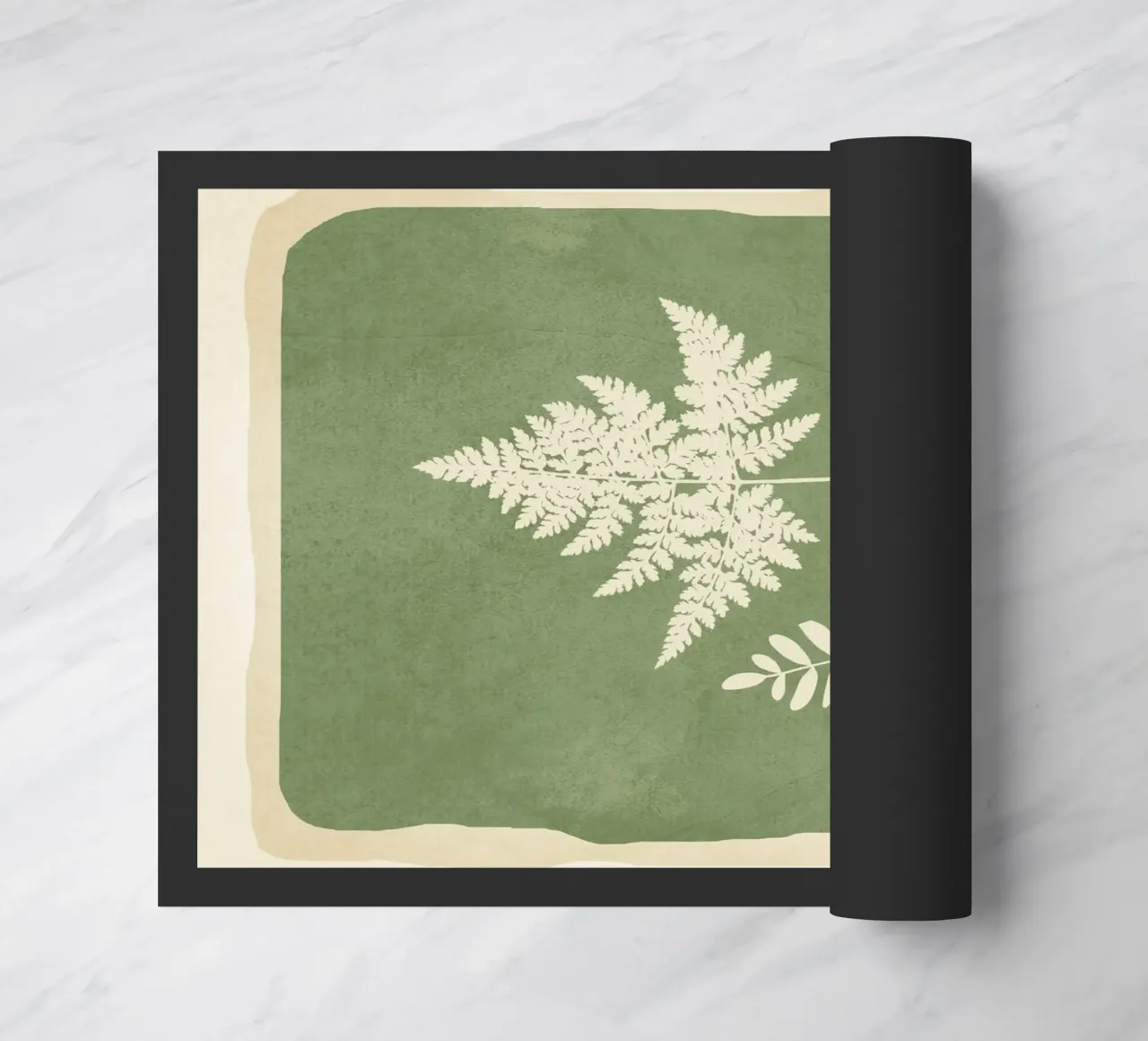 Leaf Design 1 Fußmatte von Nadjaa