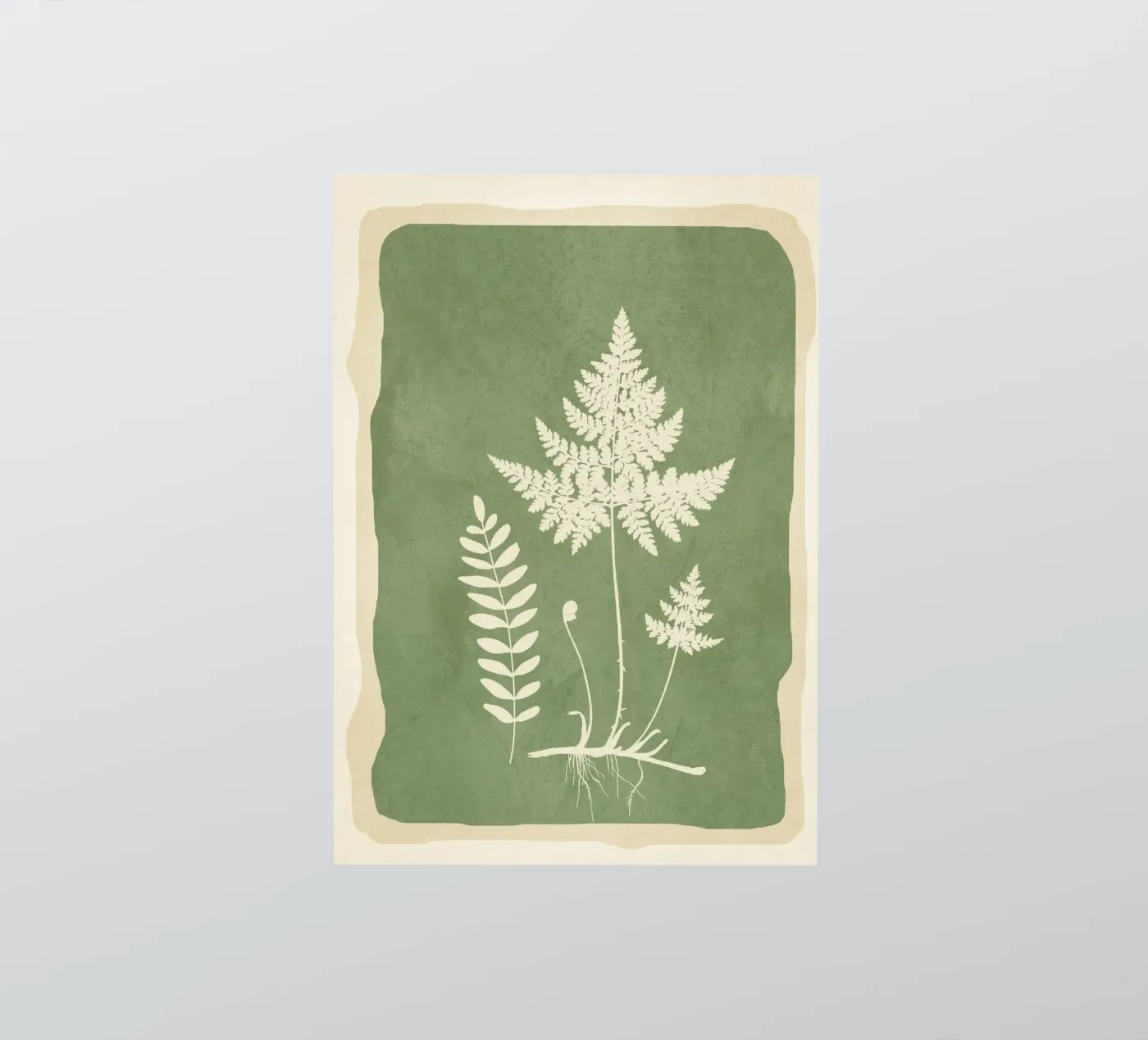 Leaf Design 1 sticker van Nadjaa