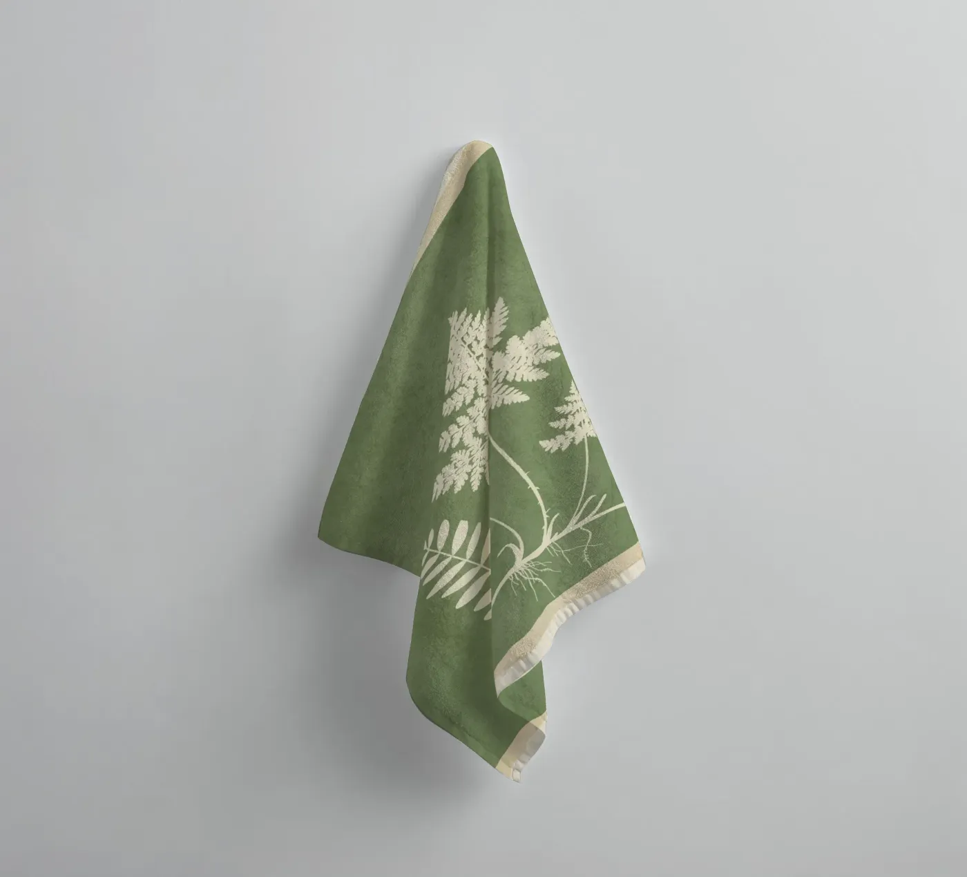 Leaf Design 1 Handtuch von Nadjaa
