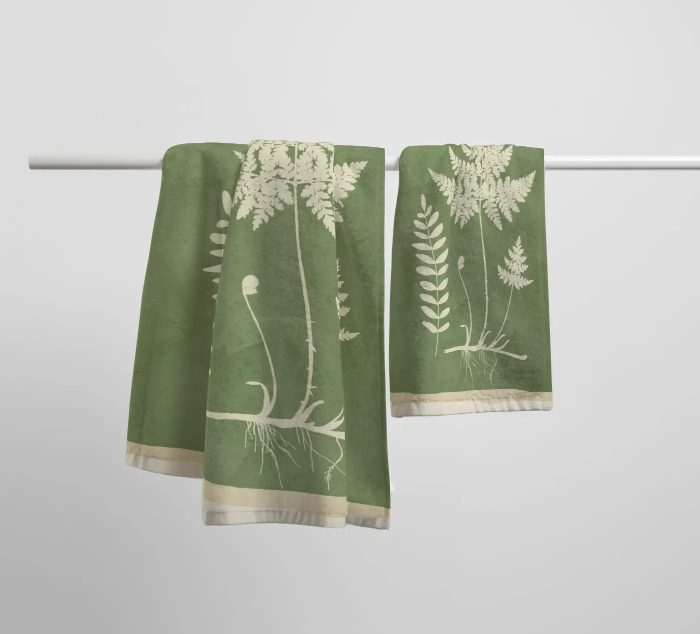 Leaf Design 1 Handtuch von Nadjaa