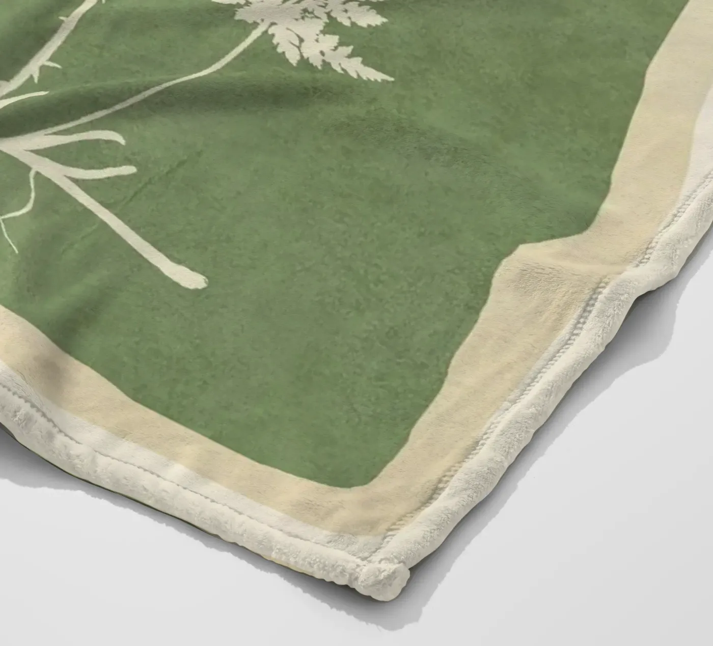 Leaf Design 1 fleecedeken van Nadjaa