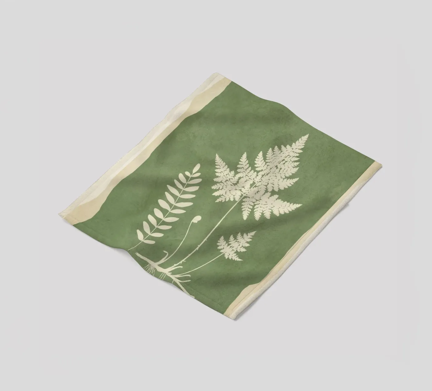 Leaf Design 1 fleecedeken van Nadjaa