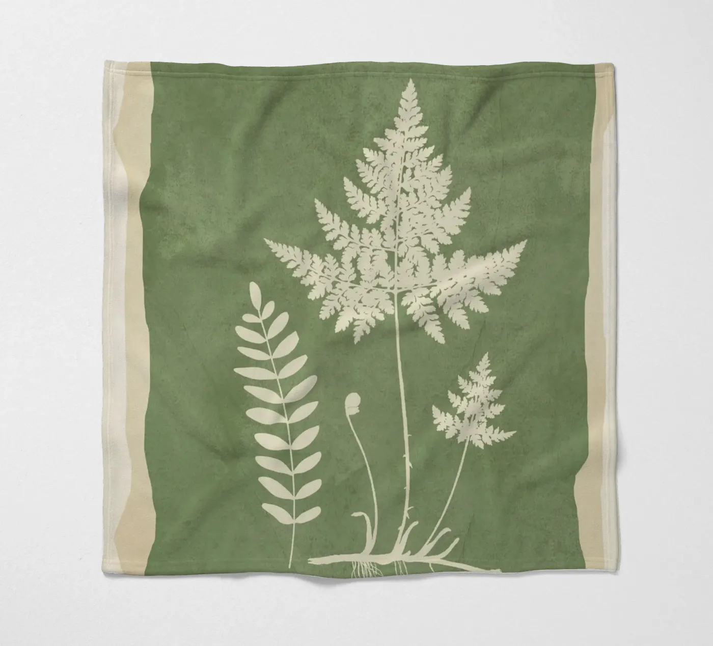 Leaf Design 1 fleecedeken van Nadjaa