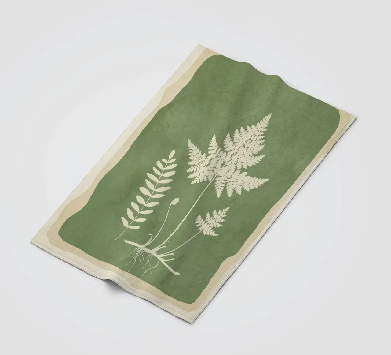 Leaf Design 1 Fleecedecke von Nadjaa