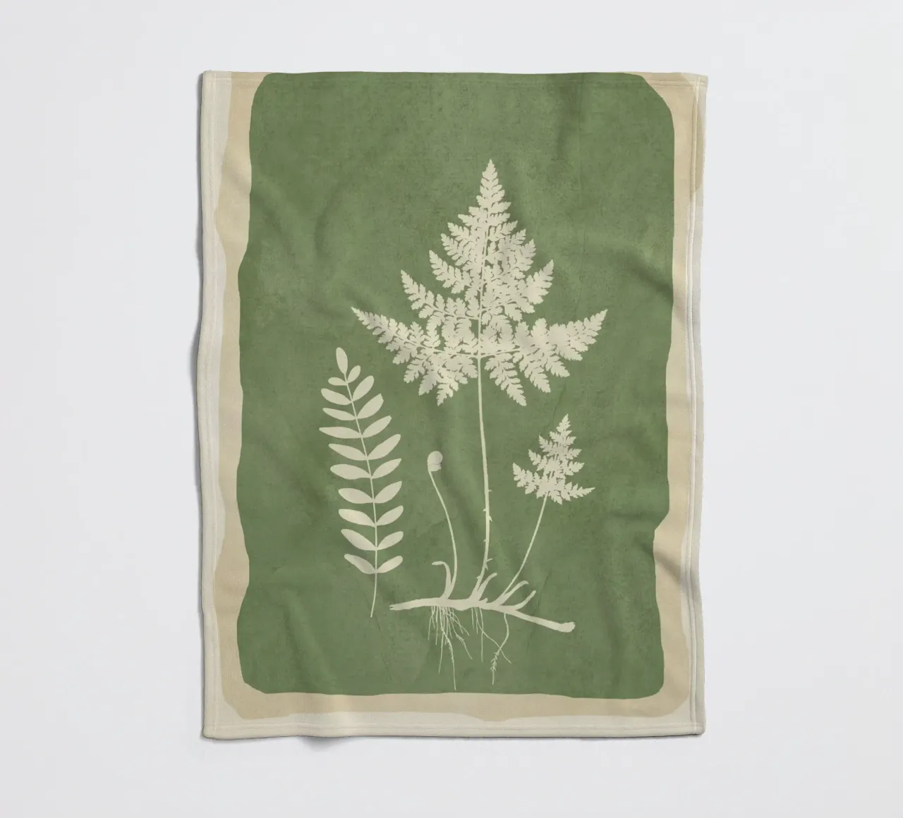 Leaf Design 1 Fleecedecke von Nadjaa