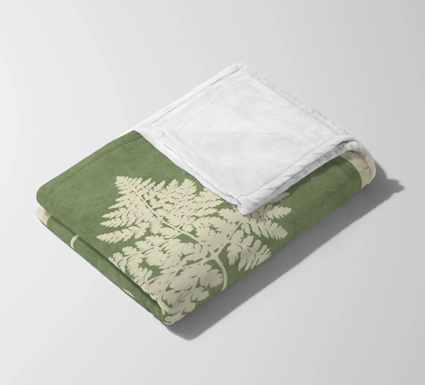 Leaf Design 1 fleecedeken van Nadjaa