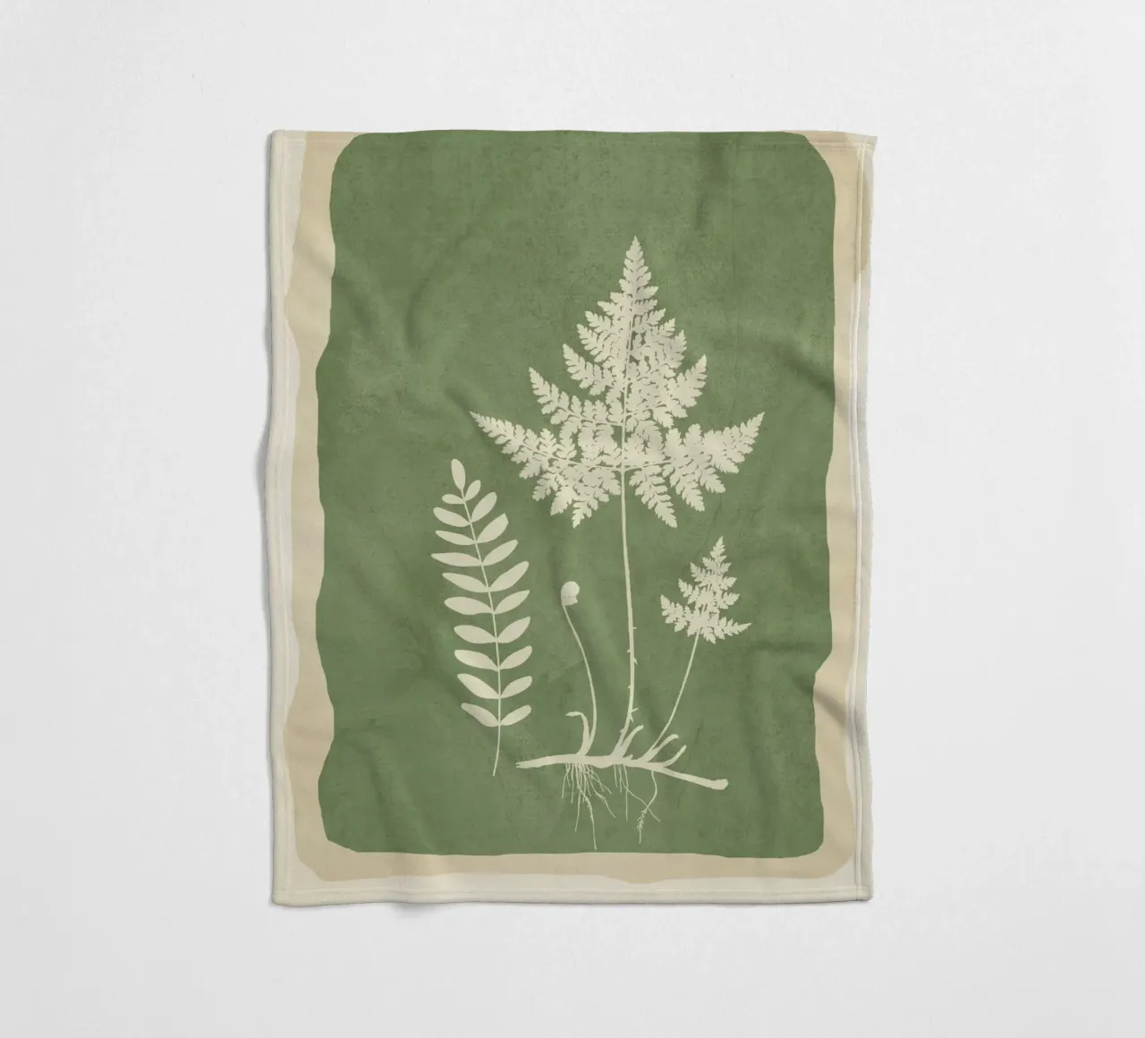 Leaf Design 1 Fleecedecke von Nadjaa