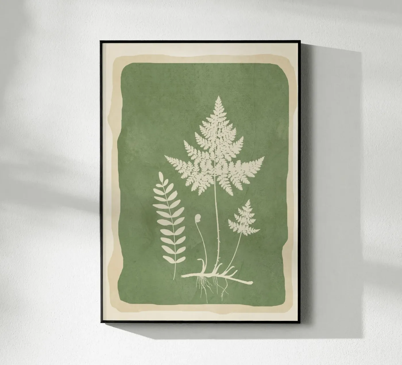 Leaf Design 1 Acryl-Glas von Nadjaa