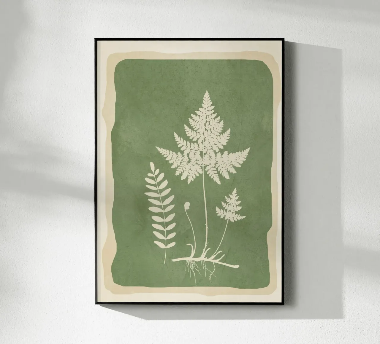 Leaf Design 1 Acryl-Glas von Nadjaa