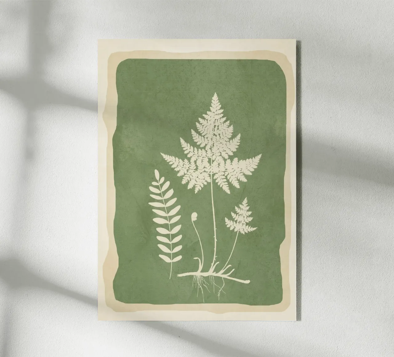 Leaf Design 1 Acryl-Glas von Nadjaa