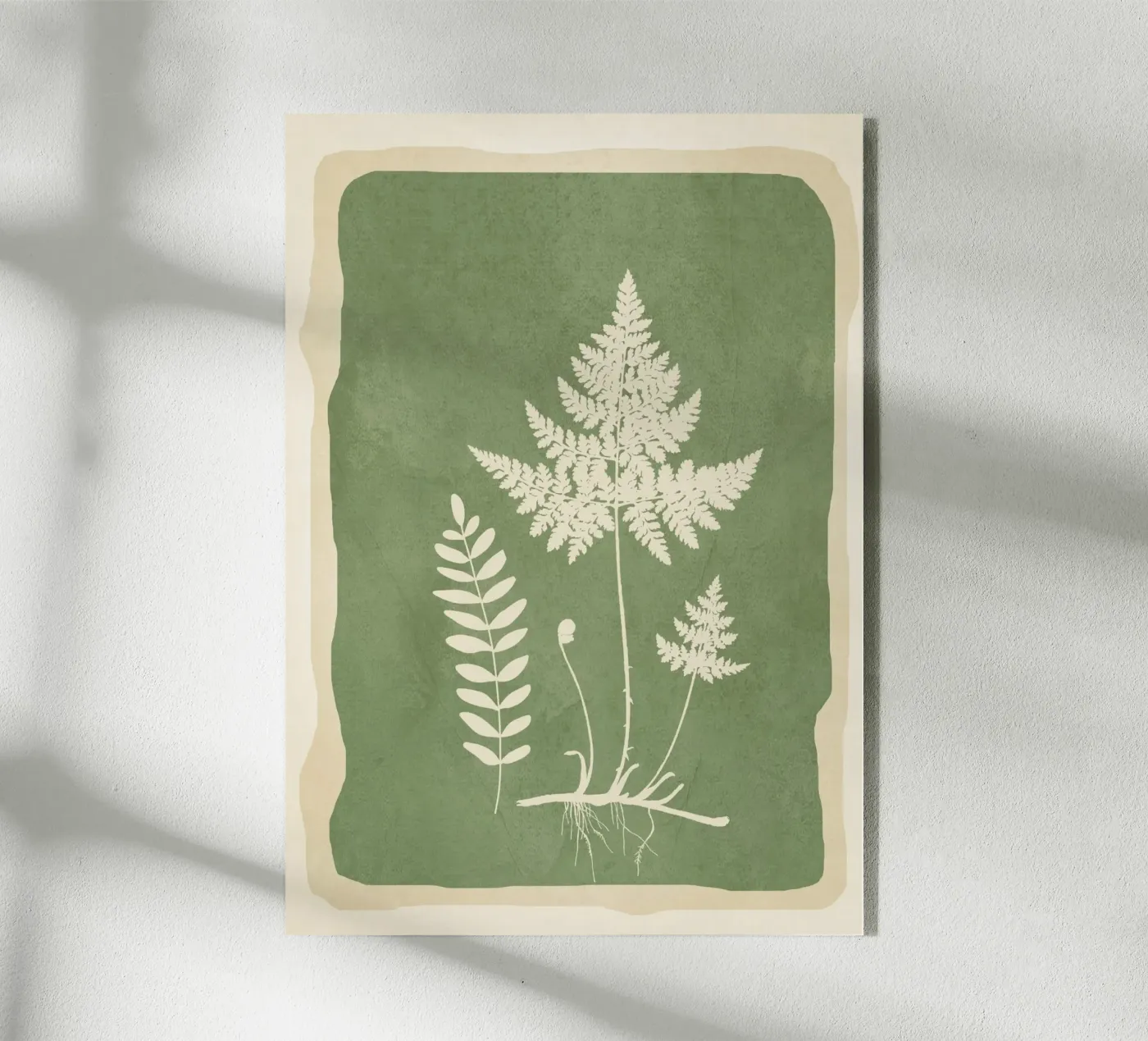 Leaf Design 1 Acryl-Glas von Nadjaa