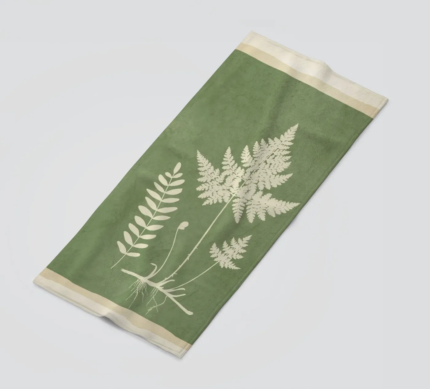 Leaf Design 1 Strandtuch von Nadjaa