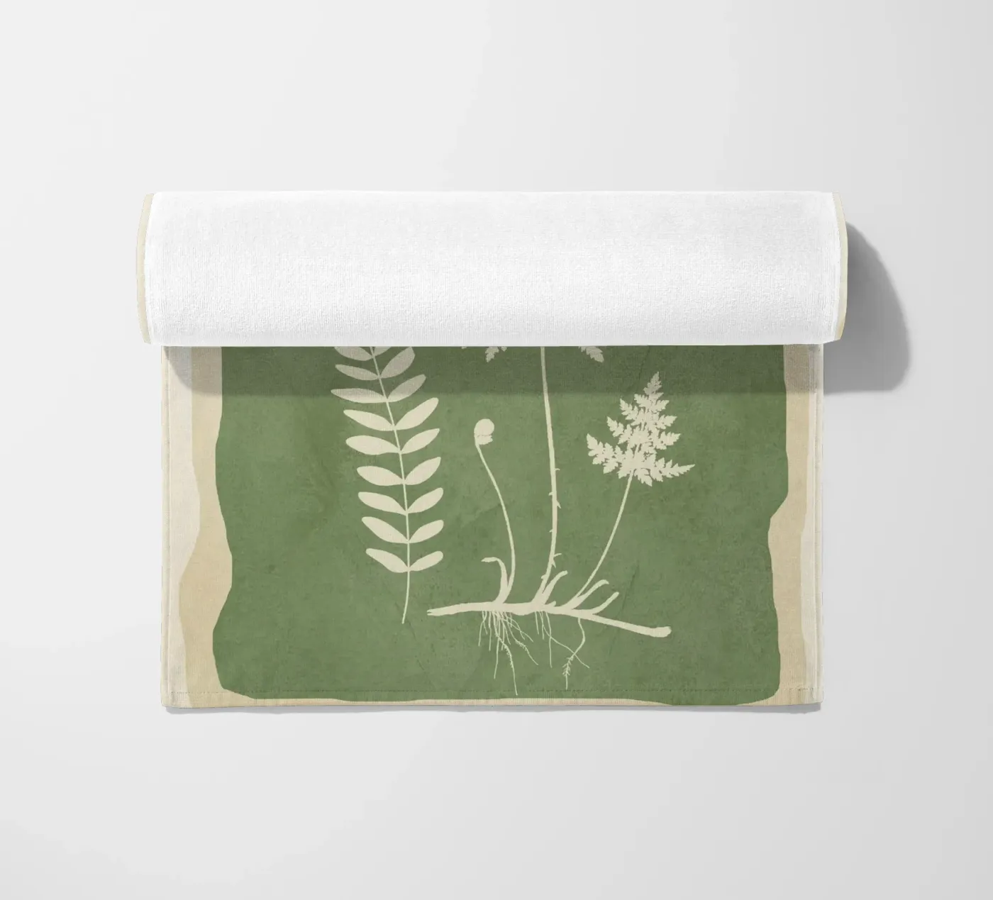 Leaf Design 1 Strandtuch von Nadjaa