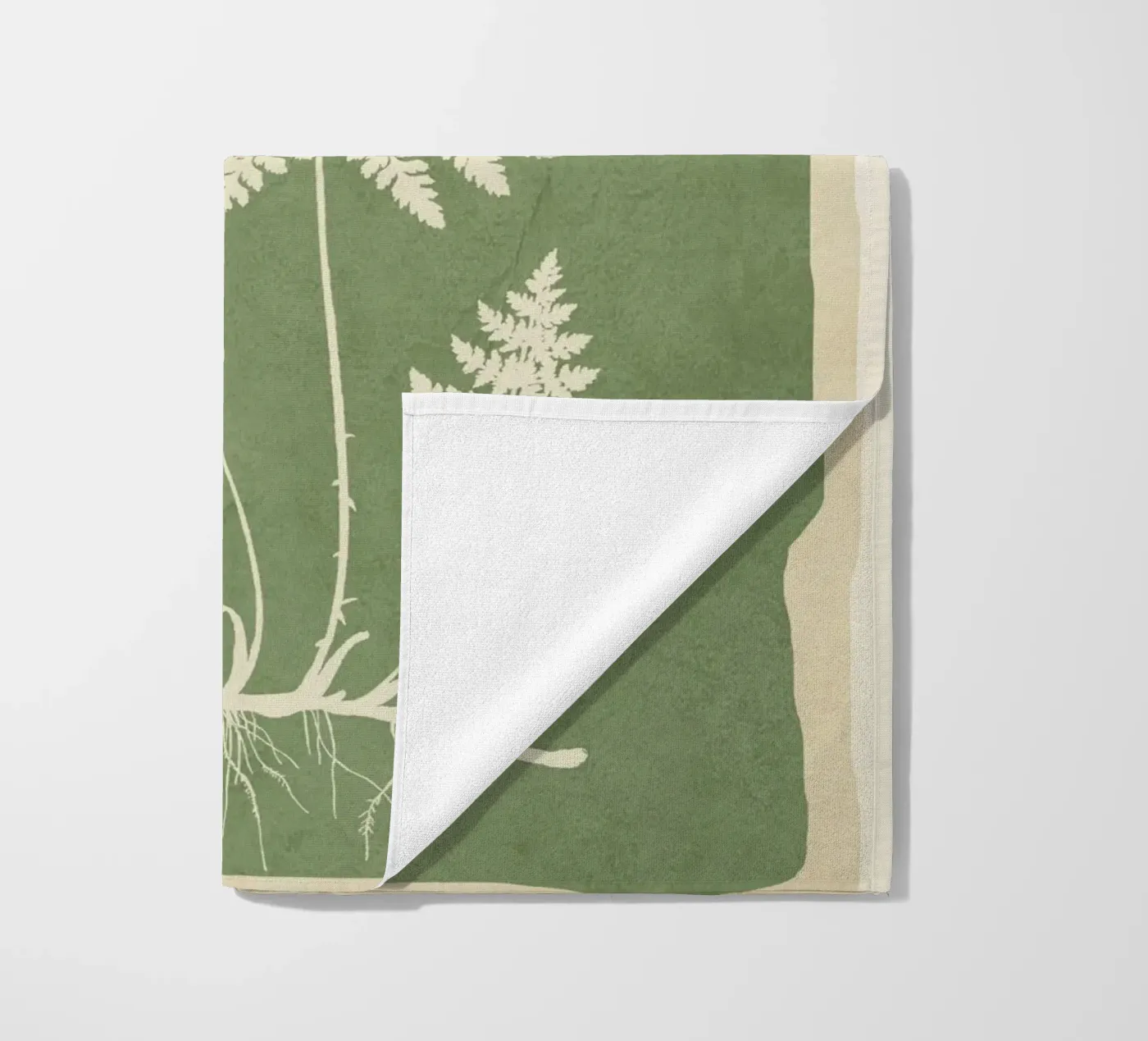 Leaf Design 1 Strandtuch von Nadjaa