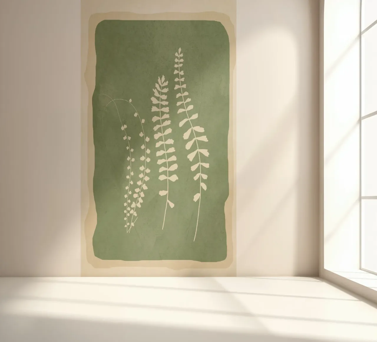 Leaf Design 2 fotobehang van Nadjaa