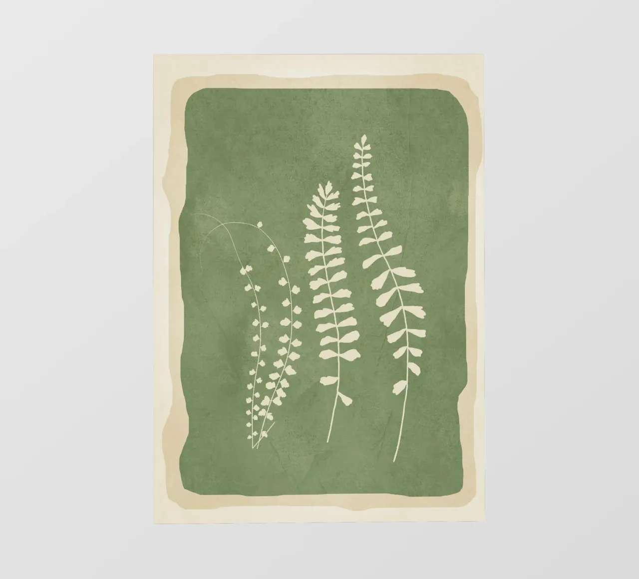 Leaf Design 2 fotobehang van Nadjaa