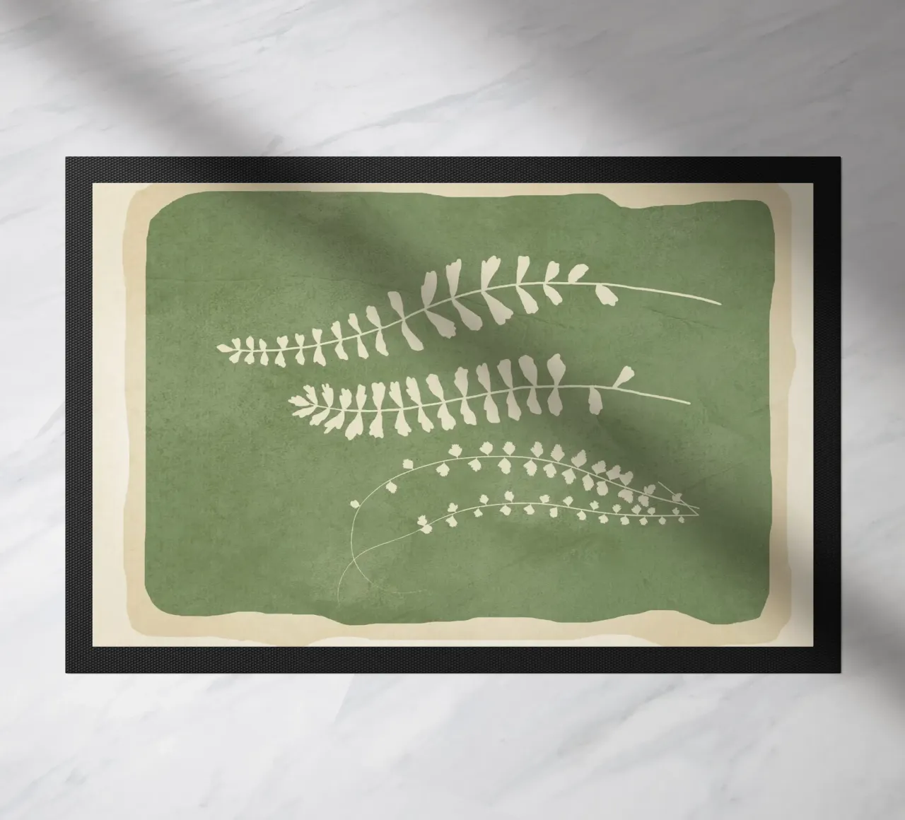 Leaf Design 2 deurmat van Nadjaa