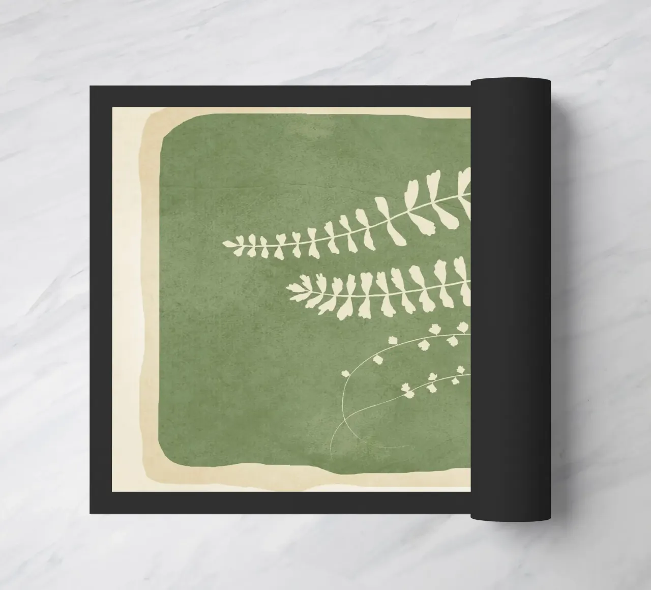 Leaf Design 2 deurmat van Nadjaa