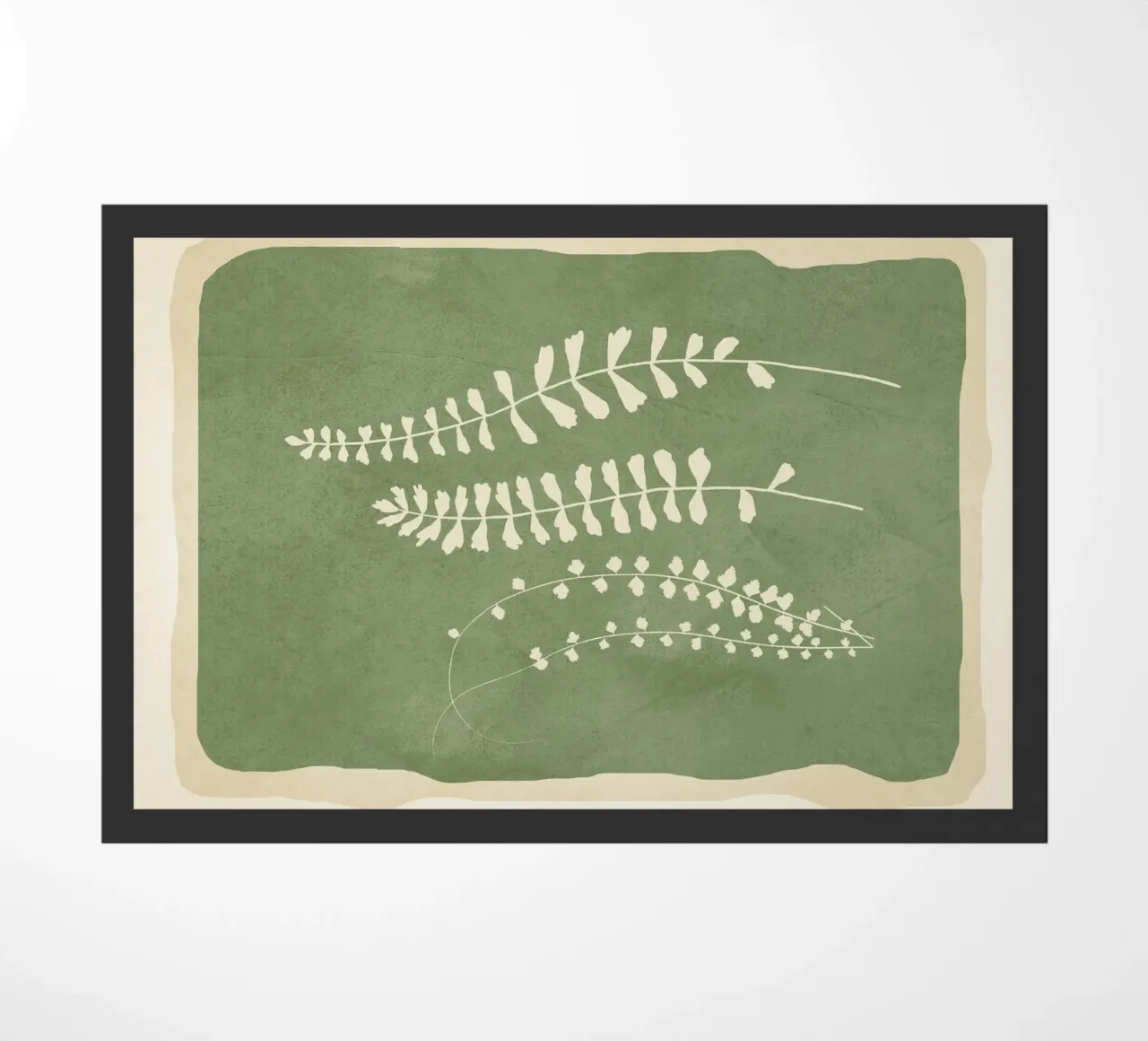 Leaf Design 2 doormat by Nadjaa