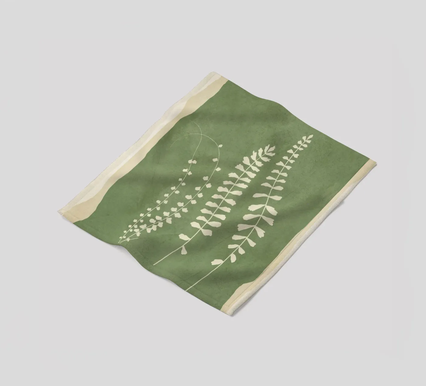 Leaf Design 2 fleece blanket by Nadjaa