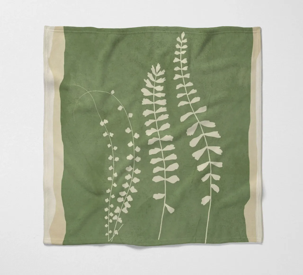 Leaf Design 2 Fleecedecke von Nadjaa