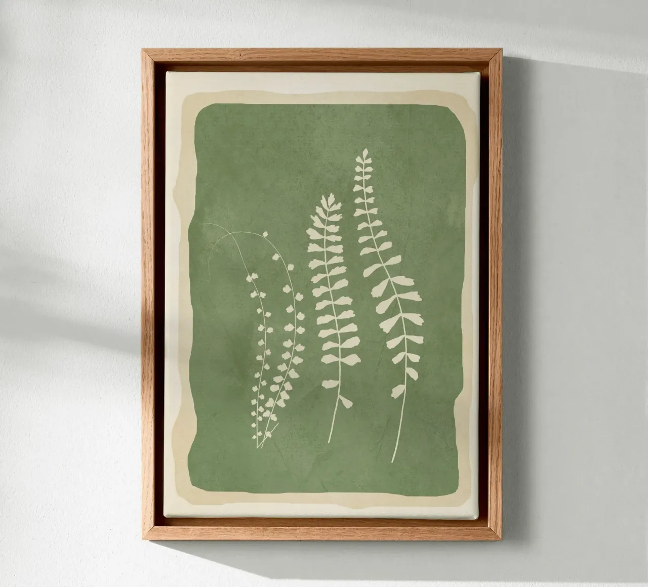 Leaf Design 2 tela da Nadjaa