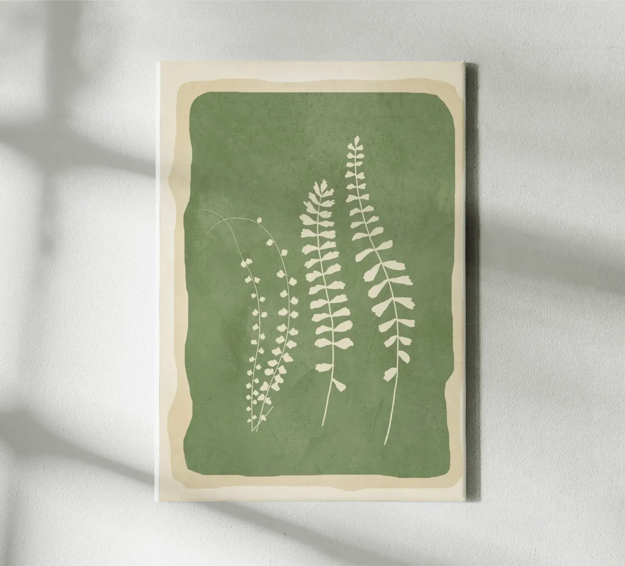 Leaf Design 2 tela da Nadjaa