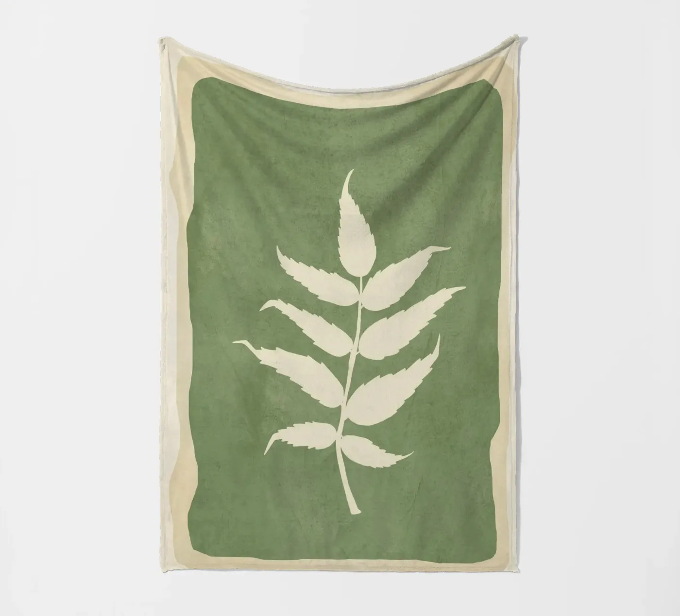 Leaf Design 3 coperta in pile da Nadjaa