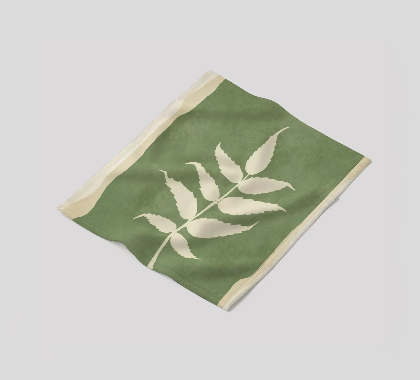Leaf Design 3 coperta in pile da Nadjaa