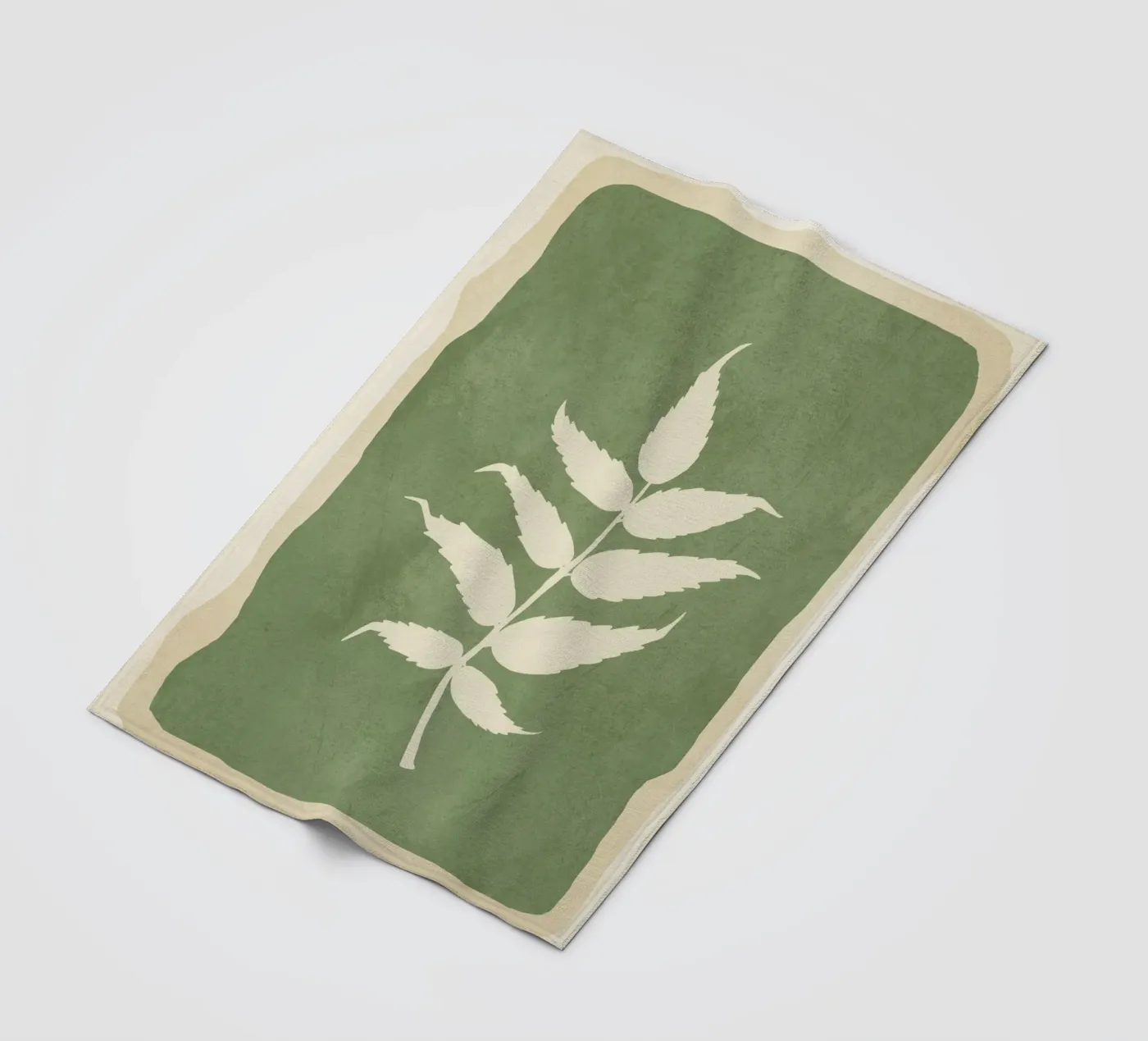 Leaf Design 3 coperta in pile da Nadjaa