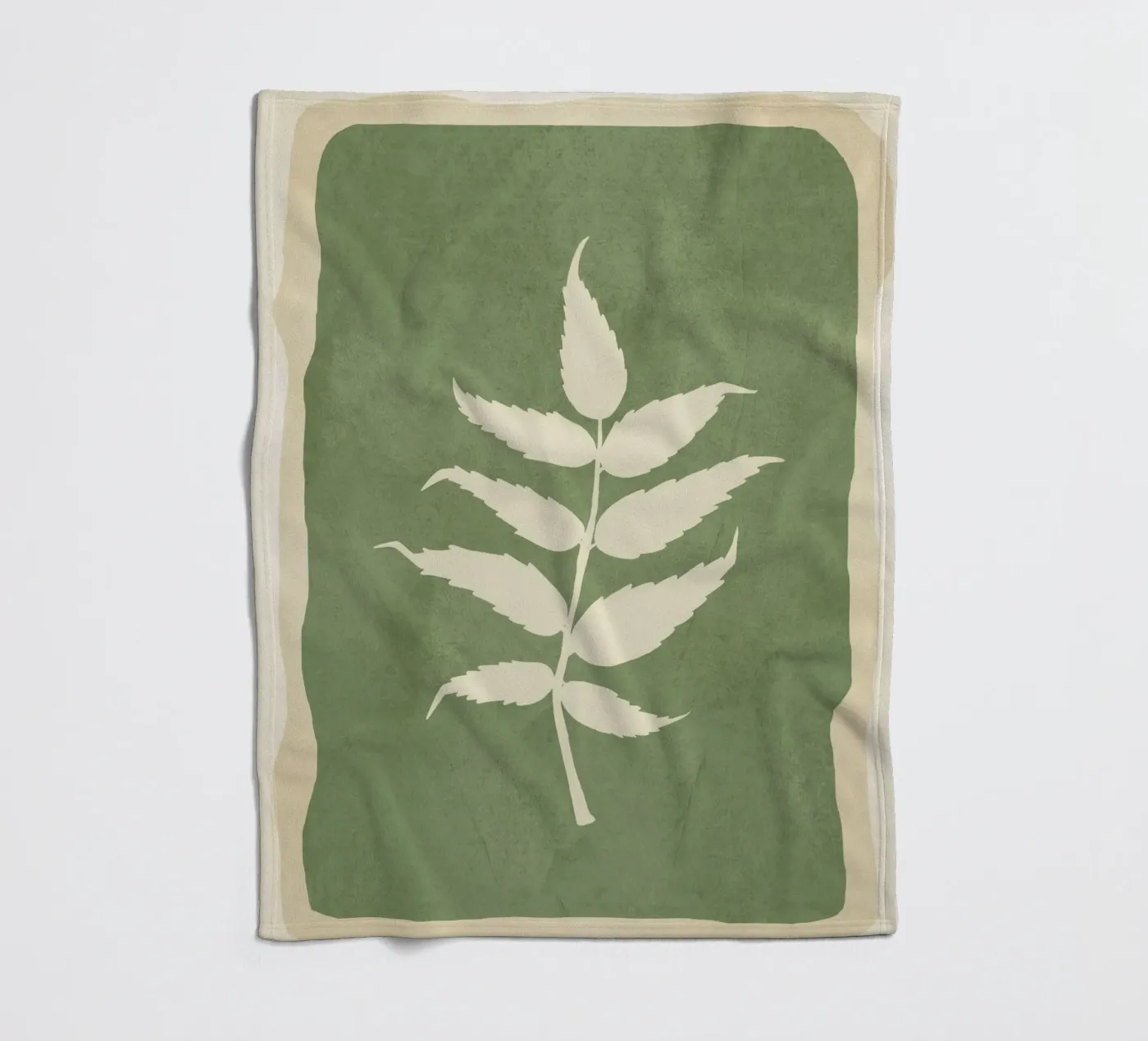 Leaf Design 3 coperta in pile da Nadjaa
