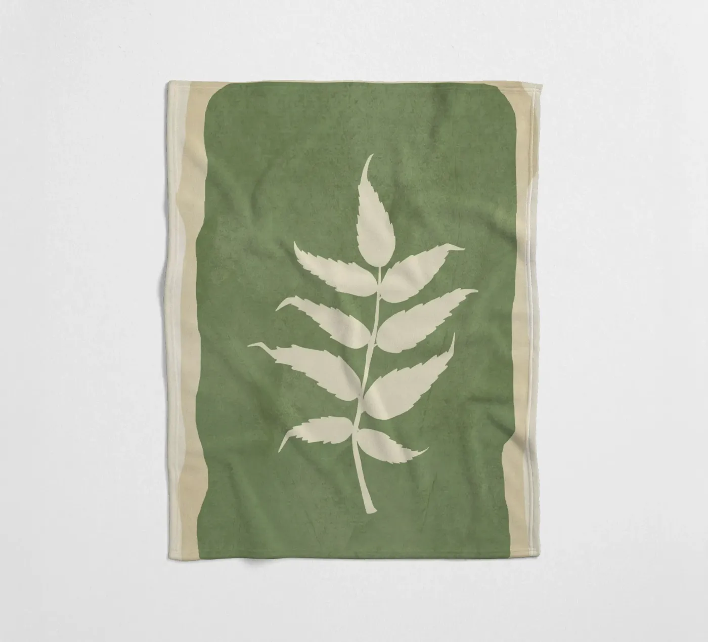 Leaf Design 3 coperta in pile da Nadjaa