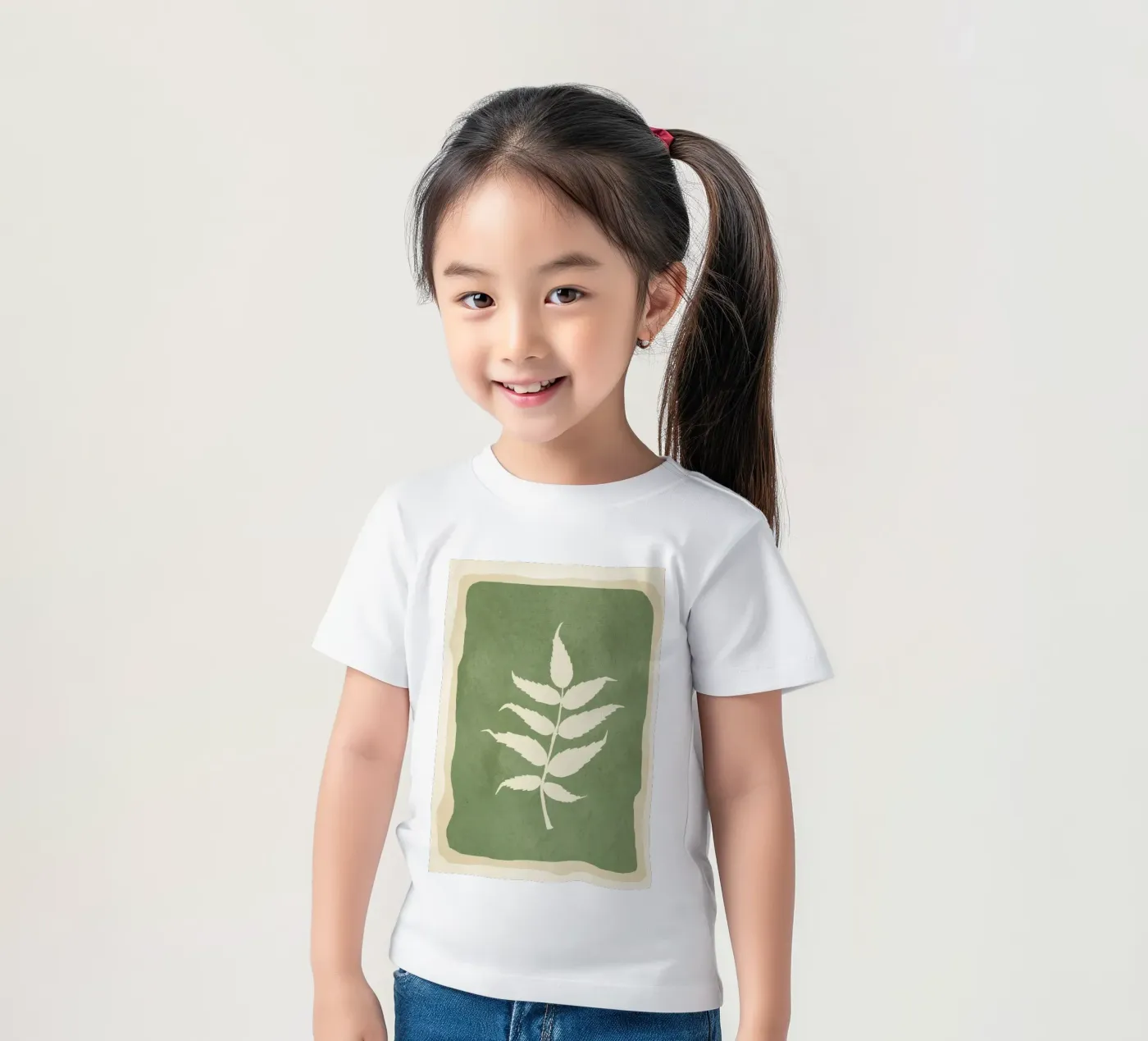 Leaf Design 3 t-shirt bambini da Nadjaa