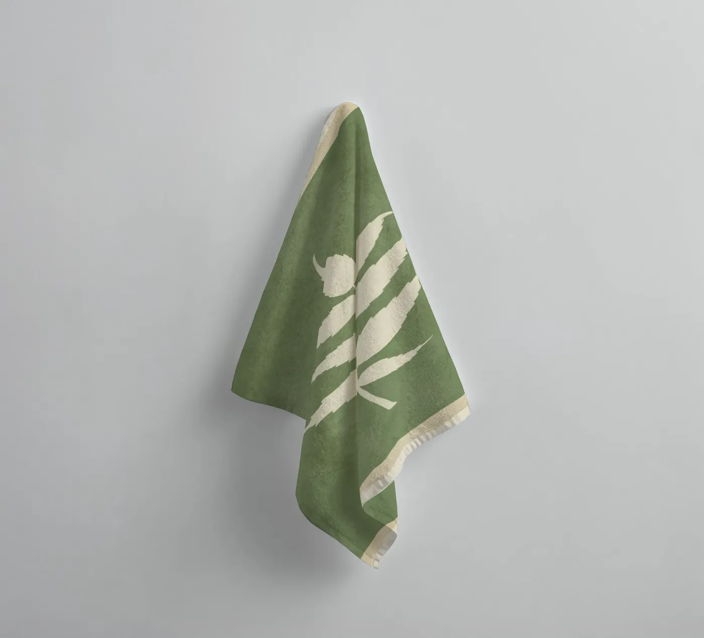 Leaf Design 3 towel by Nadjaa