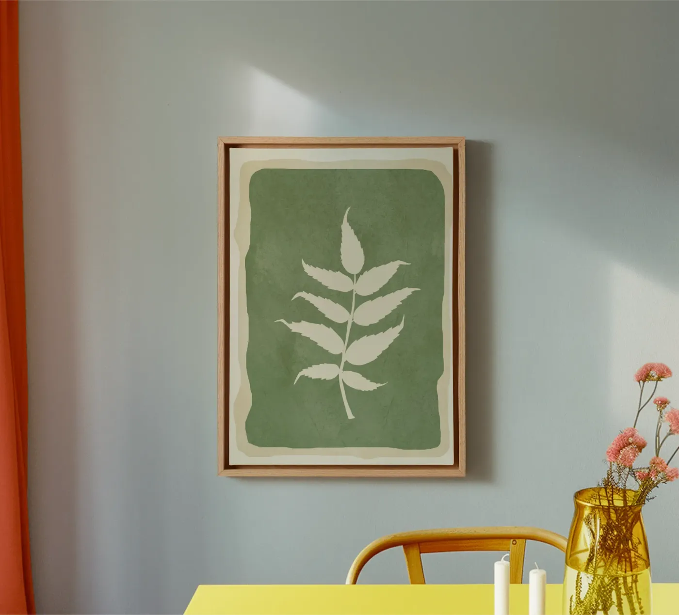 Leaf Design 3 tela da Nadjaa
